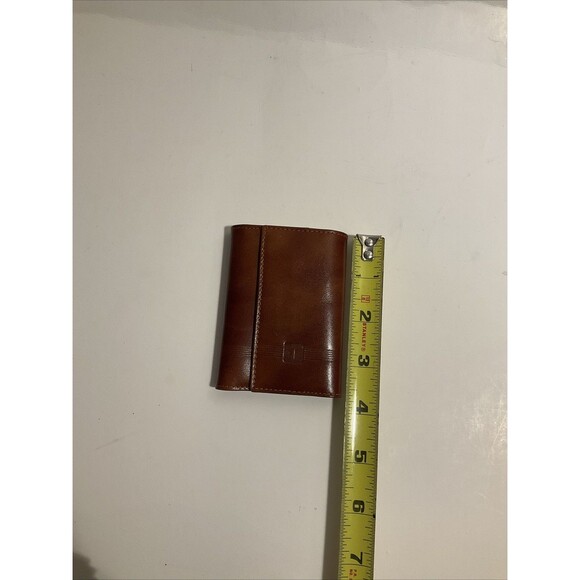 Temptations Brown Leather Key Wallet Vintage Keeper - Picture 10 of 10